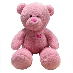 JUMBO baby girl Pink Teddy Bear Plush Toy